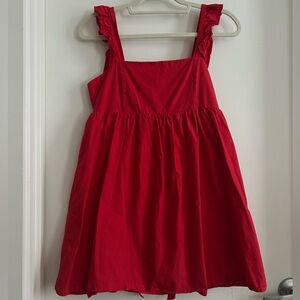 Altar'd State Red Babydoll Dress